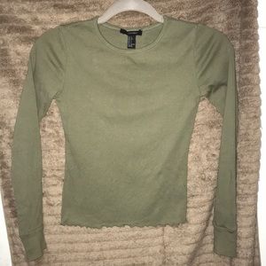 Olive Green Top